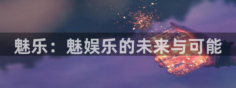环球360私网一比一：魅乐：魅娱乐的未来与可能